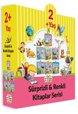 2+ Yaş Sürprizli Renkli Kitaplar (7 Kitap Set)