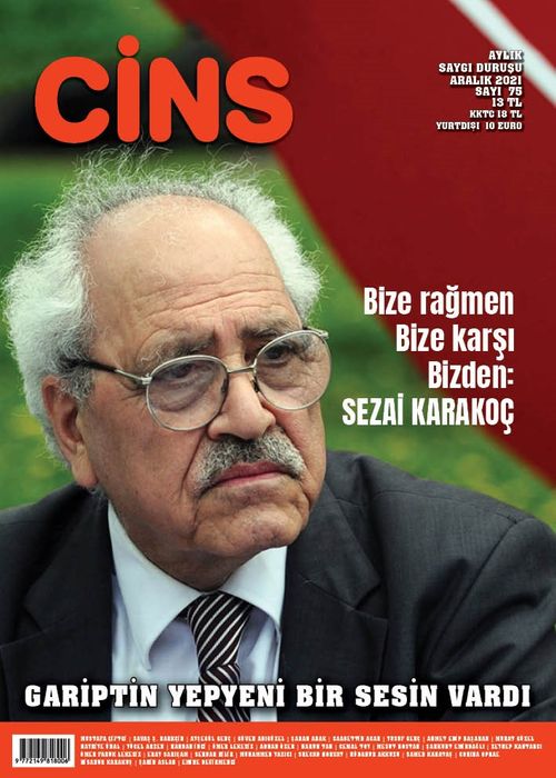 Cins Aylık Kültür Dergisi Sayı:75 Aralık 2021