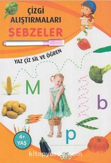 Çizgi Alıştırmaları - Sebzeler - Kolektif