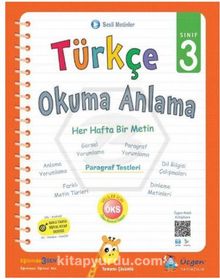 3.Sınıf Türkçe Okuma Anlama