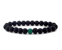 Siyah Mat Oniks Doğal Taş Bileklik (MM-83)