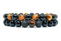 Kaplan Gözü Oniks Doğal Taş Bileklikler (KO-98)