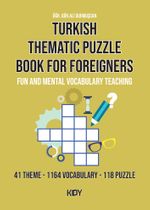 Turkish Thematic Puzzle Book For Foreigners