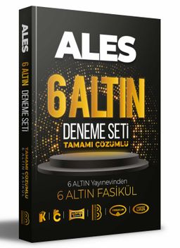2022 ALES Tamamı Çözümlü 6 Altın Deneme 