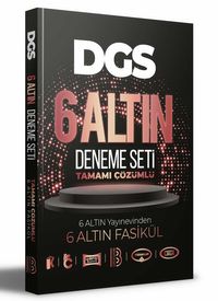 2022 DGS Tamamı Çözümlü 6 Altın Deneme