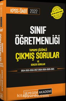 2022 KPSS ÖABT Sınıf Öğretmenliği Tamamı Çözümlü Çıkmış Sorular - Kolektif