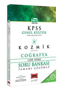 2022 KPSS Tüm Adaylar İçin Genel Kültür Kozmik Serisi Tamamı Çözümlü Coğrafya Soru Bankası 