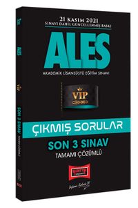ALES Son 3 Sınav Tamamı Çözümlü Çıkmış Sorular 