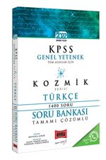 2022 KPSS Tüm Adaylar İçin Genel Yetenek Kozmik Serisi Tamamı Çözümlü Türkçe Soru Bankası 