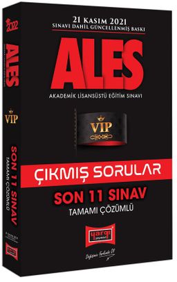 ALES Son 11 Sınav Tamamı Çözümlü Çıkmış Sorular 