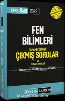2022 KPSS ÖABT Fen ve Teknoloji Tamamı Çözümlü Çıkmış Sorular - Kolektif