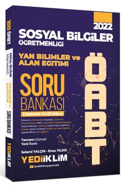 2022 ÖABT Sosyal Bilgiler Öğretmenliği Yan Bilimler ve Alan Eğitimi Tamamı Çözümlü Soru Bankası