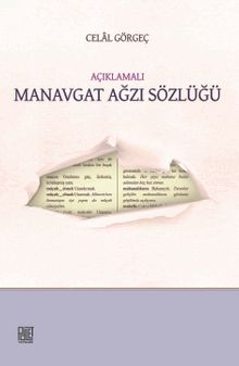 Açıklamalı Manavgat Ağzı Sözlüğü