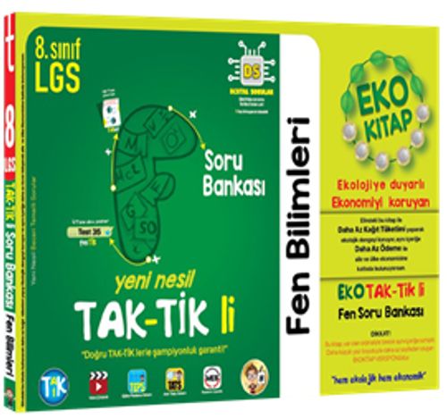 8. Sınıf Fen Bilimleri Eko Taktikli Soru Bankası