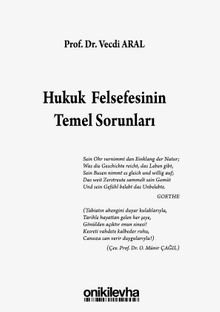 Hukuk Felsefesinin Temel Sorunları
