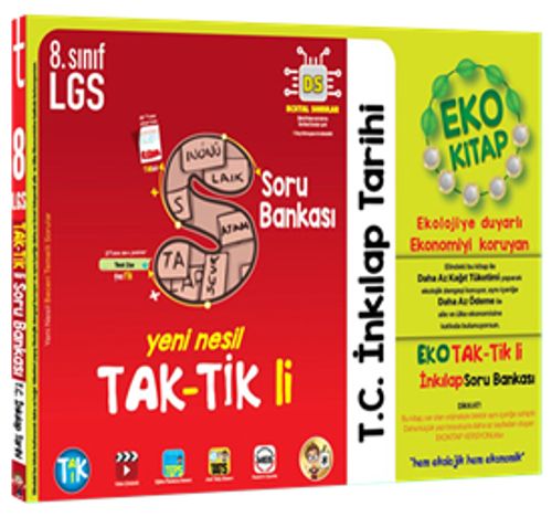 8. Sınıf T.C. İnkılap Tarihi ve Atatürkçülük Eko Taktikli Soru Bankası
