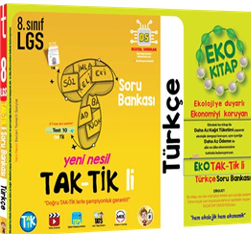 8. Sınıf Türkçe Eko Taktikli Soru Bankası
