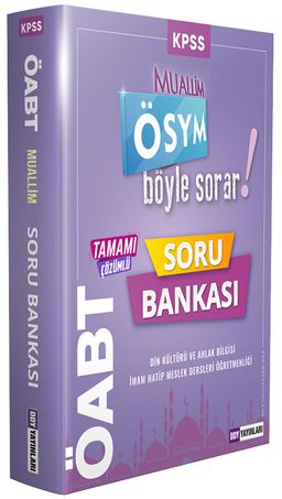2021 ÖABT Muallim Din Kültürü ve Ahlak Bilgisi İmam Hatip Lisesi Meslek Dersleri Öğretmenliği Tamamı Çözümlü Soru Bankası