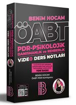 2022 ÖABT PDR - Psikolojik Danışmanlık ve Rehberlik Öğretmenliği Video Ders Notları 