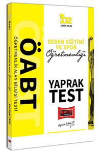 2022 ÖABT Beden Eğitimi ve Spor Öğretmenliği Yaprak Test 