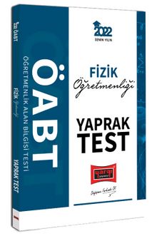 2022 ÖABT Fizik Öğretmenliği Yaprak Test - Kolektif