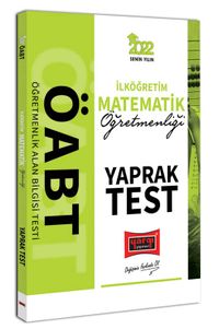 2022 ÖABT İlköğretim Matematik Öğretmenliği Yaprak Test 