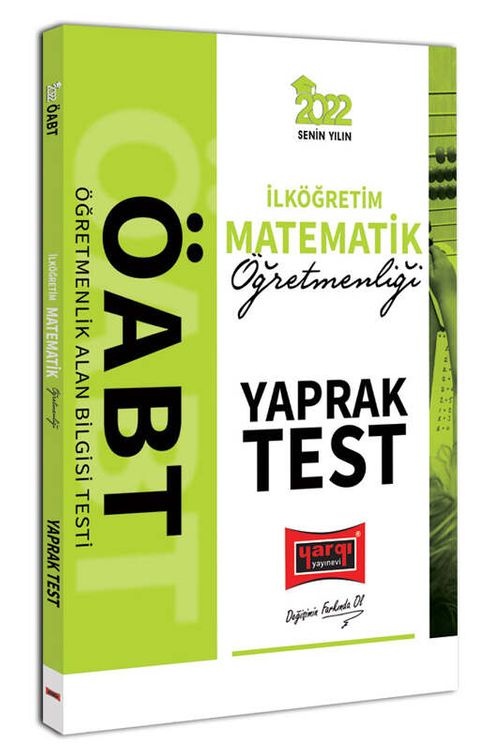 2022 ÖABT İlköğretim Matematik Öğretmenliği Yaprak Test 