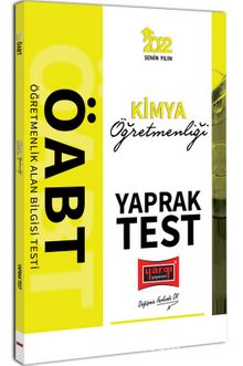 2022 ÖABT Kimya Öğretmenliği Yaprak Test - Kolektif