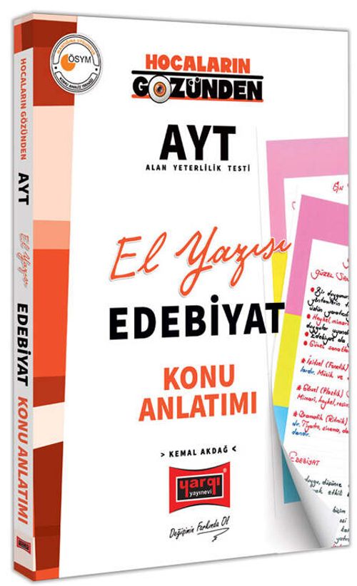 Hocaların Gözünden AYT El Yazısı Edebiyat Konu Anlatımı