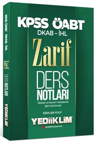 2022 ÖABT DKAP İHL Zarif Ders Notları 