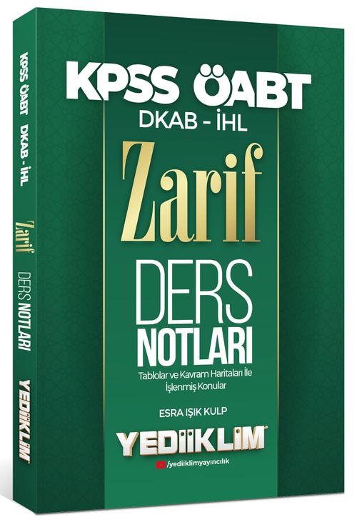 2022 ÖABT DKAP İHL Zarif Ders Notları 