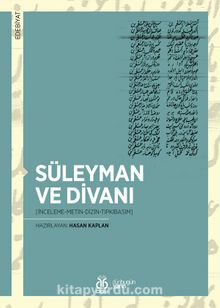 Süleyman ve Divanı - Bilinmeyen Yazar