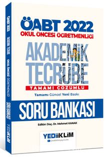 2022 ÖABT Okul Öncesi Öğretmenliği Akademik Tecrübe Tamamı Çözümlü Soru Bankası - Doç. Dr. Mehmet Kanak