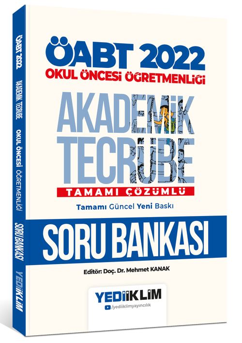 2022 ÖABT Okul Öncesi Öğretmenliği Akademik Tecrübe Tamamı Çözümlü Soru Bankası 