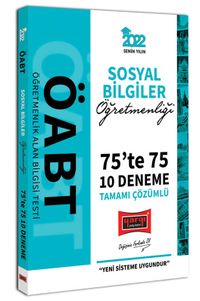 2022 ÖABT Sosyal Bilgiler Öğretmenliği 75te 75 Tamamı Çözümlü 10 Deneme