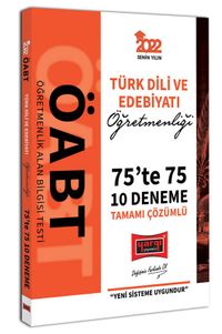 2022 ÖABT Türk Dili ve Edebiyatı Öğretmenliği 75te 75 Tamamı Çözümlü 10 Deneme