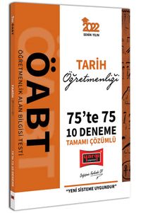 2022 ÖABT Tarih Öğretmenliği 75te 75 Tamamı Çözümlü 10 Deneme