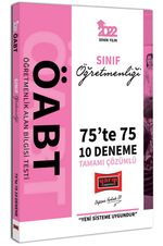 2022 ÖABT Sınıf Öğretmenliği 75te 75 Tamamı Çözümlü 10 Deneme