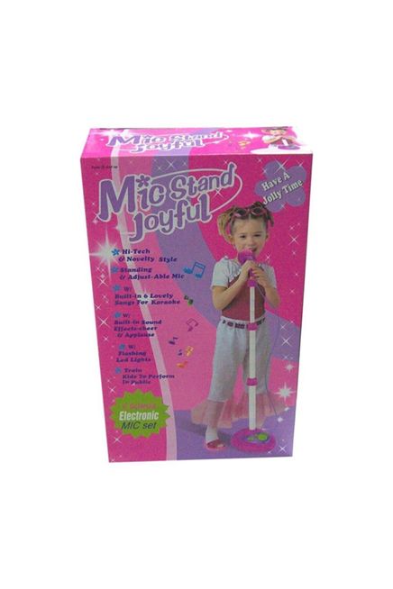 CC Oyuncak Ayaklı Mikrofon - Pembe Ürün - Minik Şarkıcı(15465)