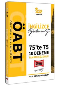 2022 ÖABT İngilizce Öğretmenliği 75te 75 Tamamı Çözümlü 10 Deneme 