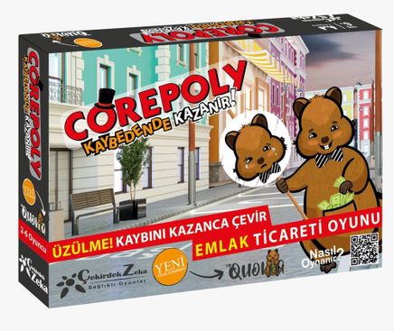 Çekirdek Zeka Corepoly Kaybedende Kazanır Oyunu(009667)