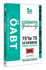 2022 ÖABT Coğrafya Öğretmenliği 75te 75 Tamamı Çözümlü 10 Deneme 