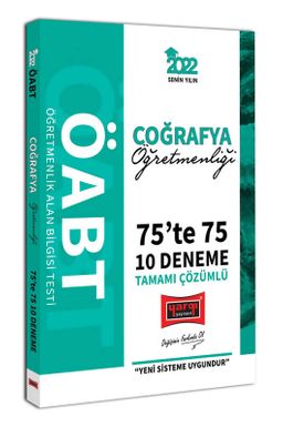 2022 ÖABT Coğrafya Öğretmenliği 75te 75 Tamamı Çözümlü 10 Deneme 