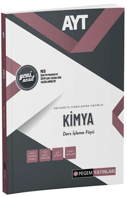 2022 AYT Kimya Ders İşleme Föyü