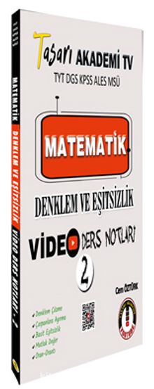 Matematik Denklem Eşitsizlik Video Ders Notları - Cem Öztürk