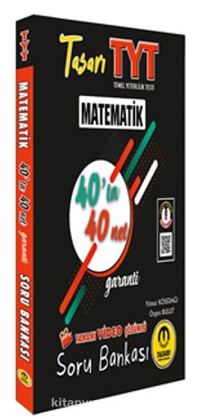 TYT Matematik  40'ta 40 Net Soru Bankası - Özgen Bulut