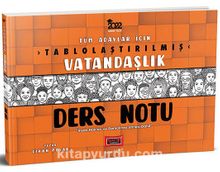 2022 Tüm Adaylar İçin Tablolaştırılmış Vatandaşlık Ders Notu - Cihan Polat