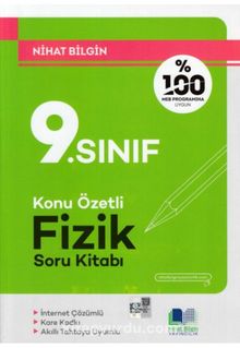 9. Sınıf Fizik Soru Kitabı - Nihat Bilgin