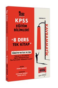 2022 KPSS Eğitim Bilimleri 8 Ders Tek Kitap Kavrammatik Konu Anlatımı 