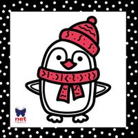 Kumaş Kitabım-Penguen (Dişleme Aparatlı)